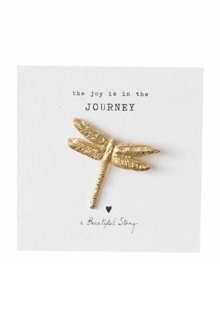 A Beautiful Story - Dragenfly GP - Broche - Guld 